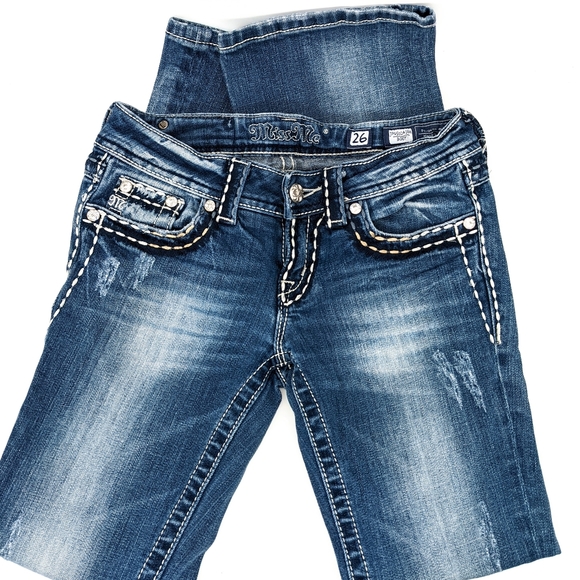 Miss Me Jeans Boot Cut Distressed Size 